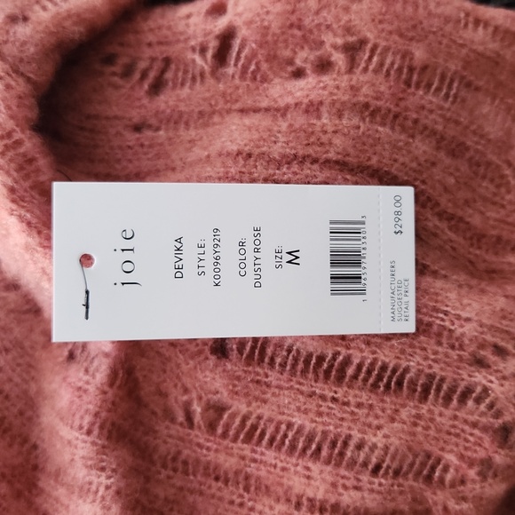 NWT Joie Devika sweater (dusty pink) - Picture 4 of 12